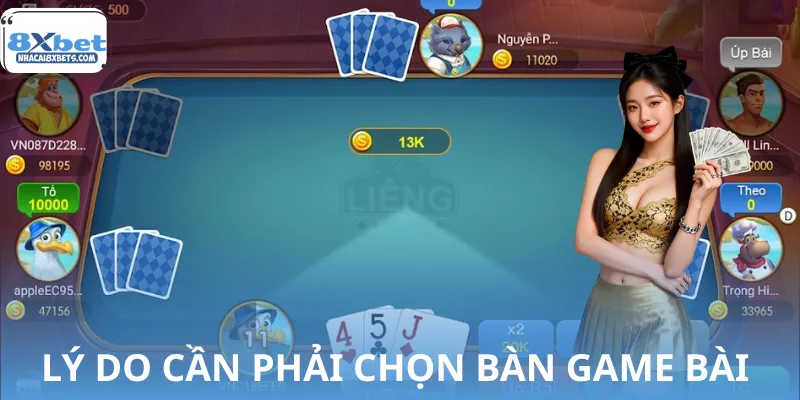 Lý do cần phải chọn bàn game bài phù hợp